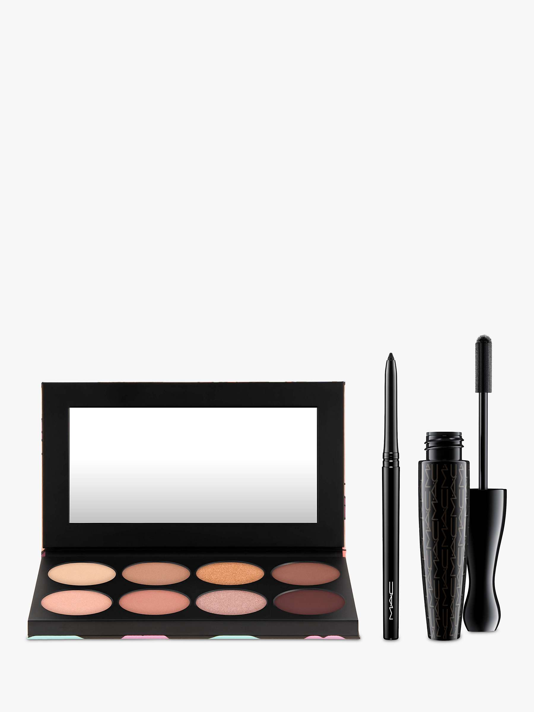 Haute Gossip Eye Shadow Palette + Eyeliner + Mascara Makeup Set Limited Edition Warm