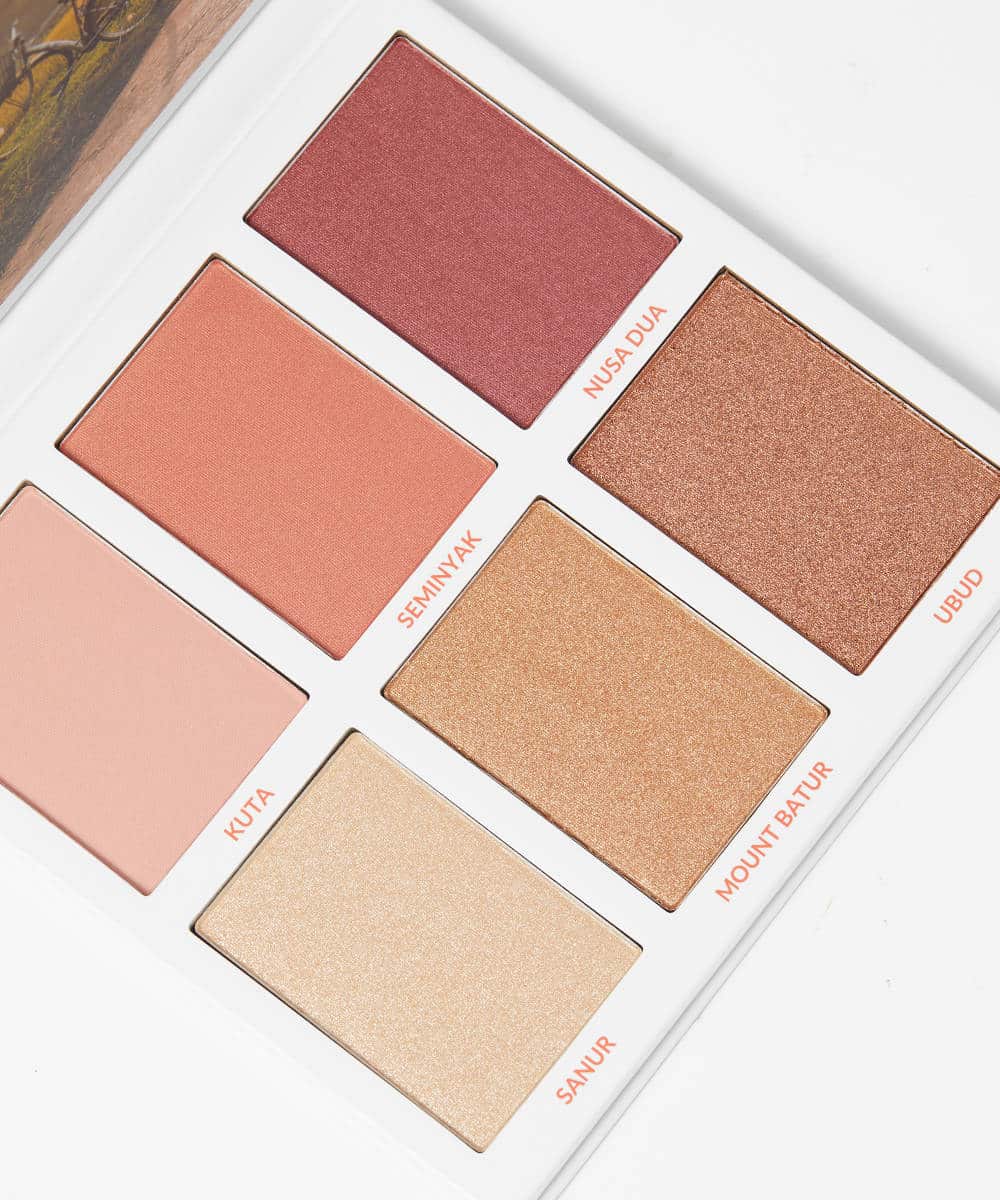 Blushing In Bali Blush &amp; Highlighter Palette