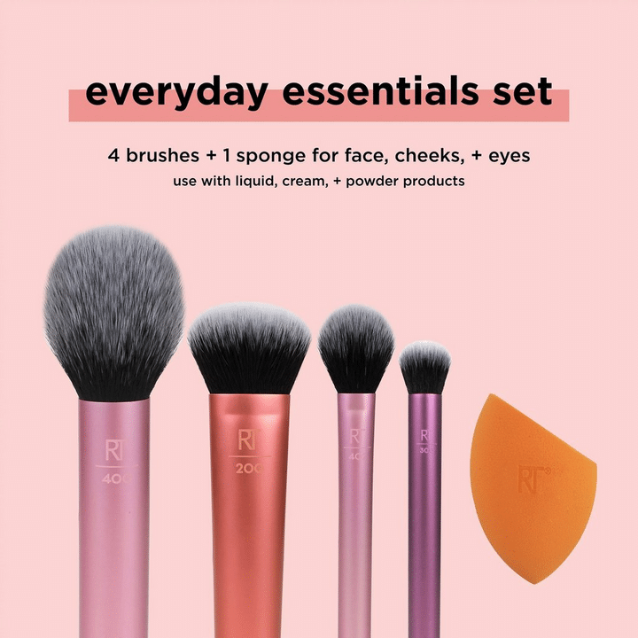 Everyday Essentials Makeup Brush &amp; Sponge Set