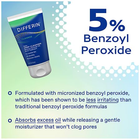 Differin Daily Deep Cleanser, 4.0 Fl Oz